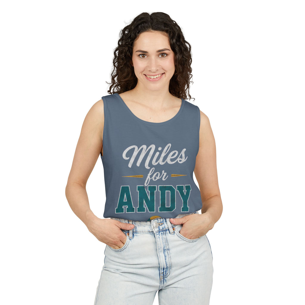 Miles for Andy Unisex Garment-Dyed Tank Top