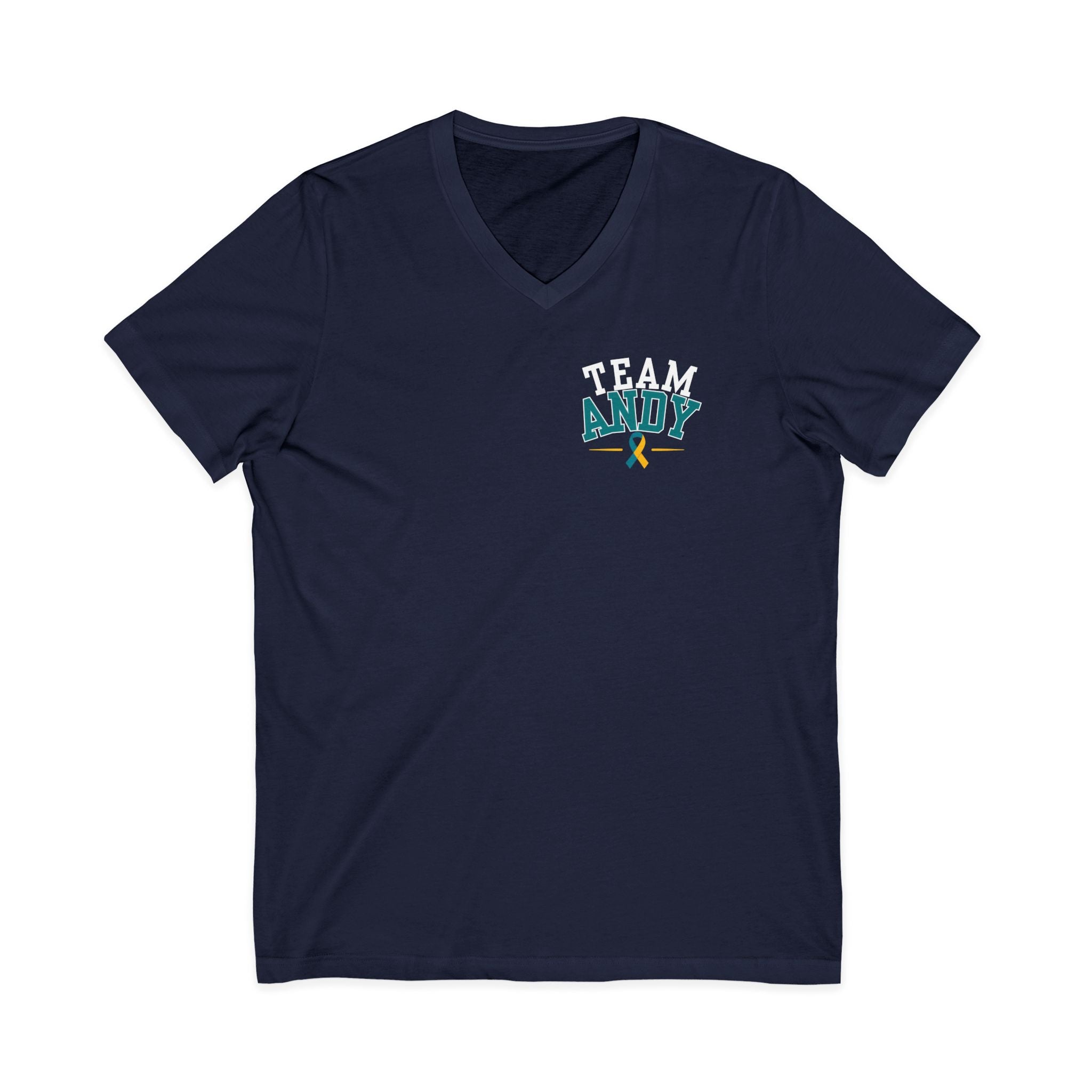 Unisex Jersey Short Sleeve V-Neck Tee