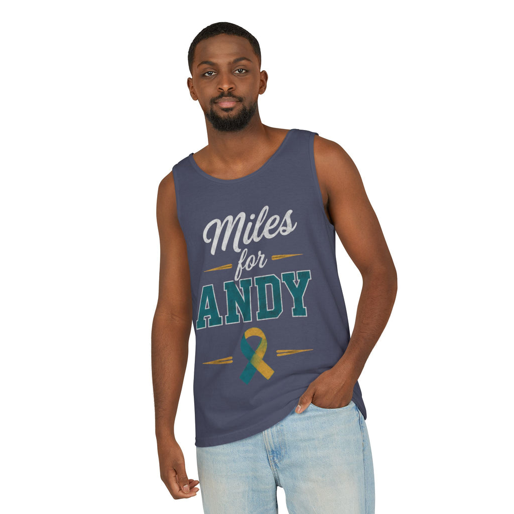Miles for Andy Unisex Garment-Dyed Tank Top