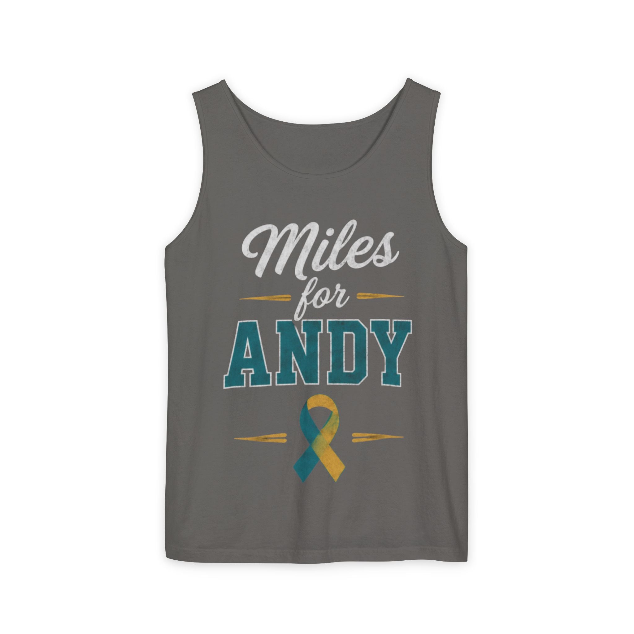 Miles for Andy Unisex Garment-Dyed Tank Top