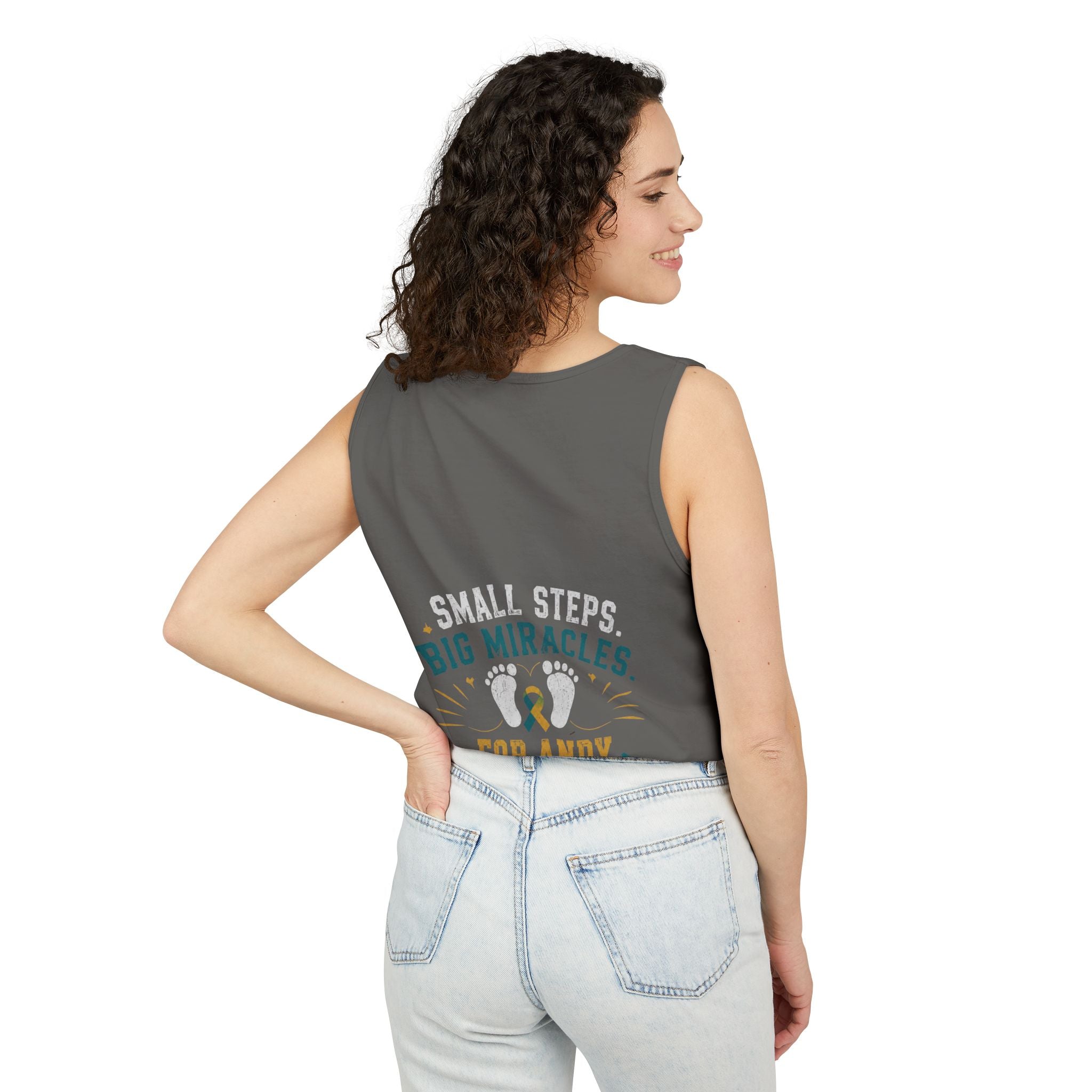 Miles for Andy Unisex Garment-Dyed Tank Top