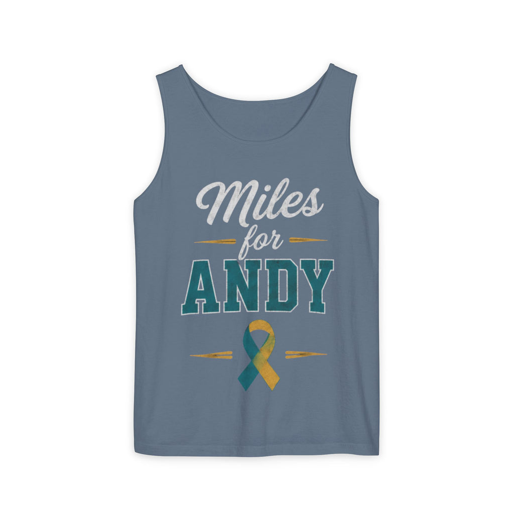 Miles for Andy Unisex Garment-Dyed Tank Top