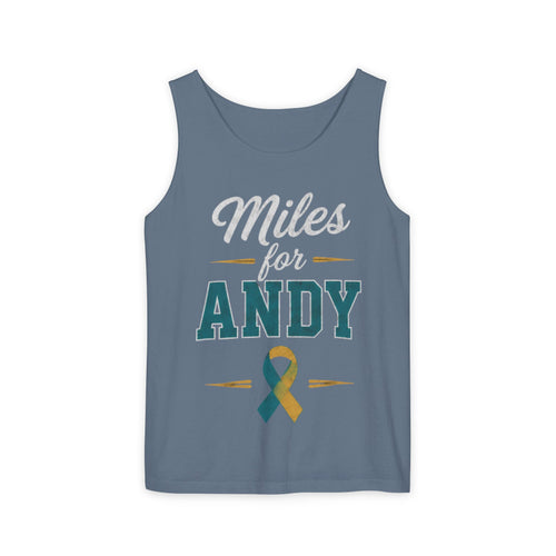 Miles for Andy Unisex Garment-Dyed Tank Top