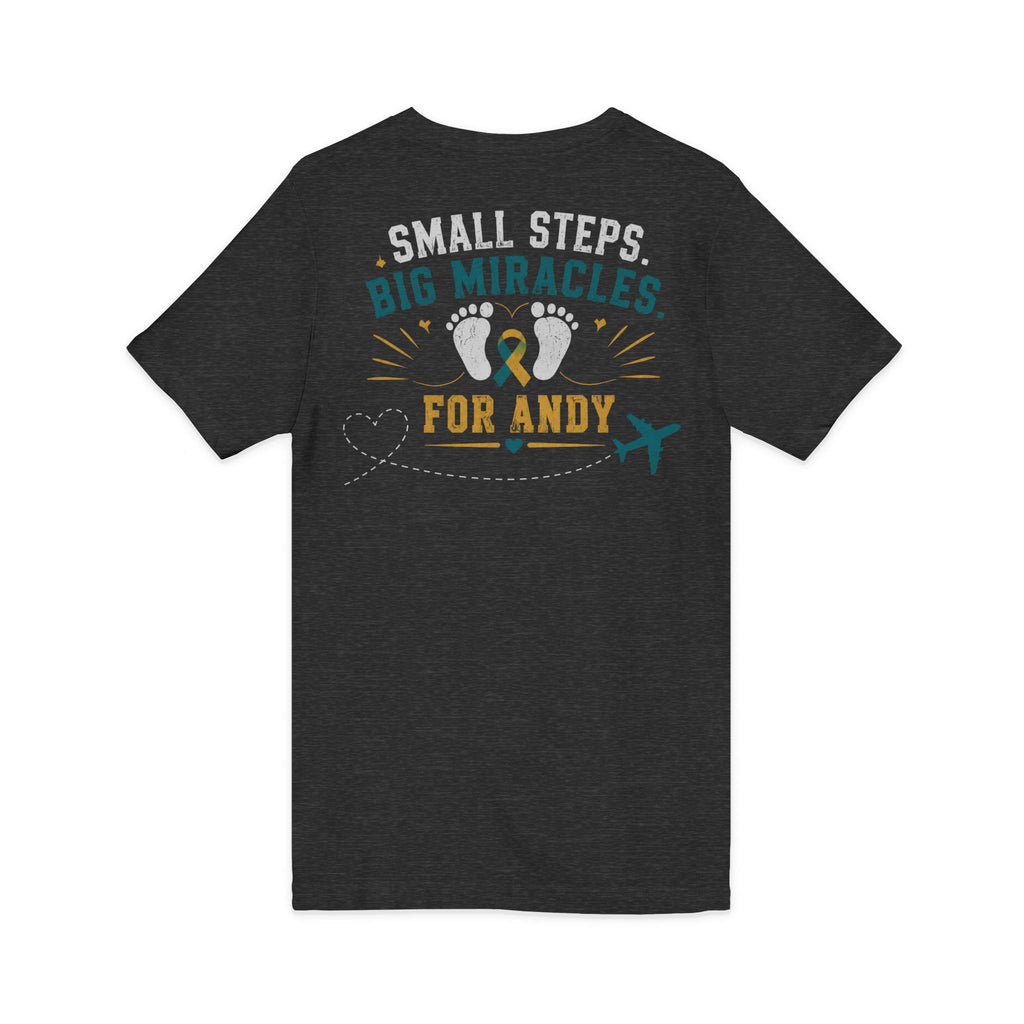 Unisex Jersey Short Sleeve V-Neck Tee