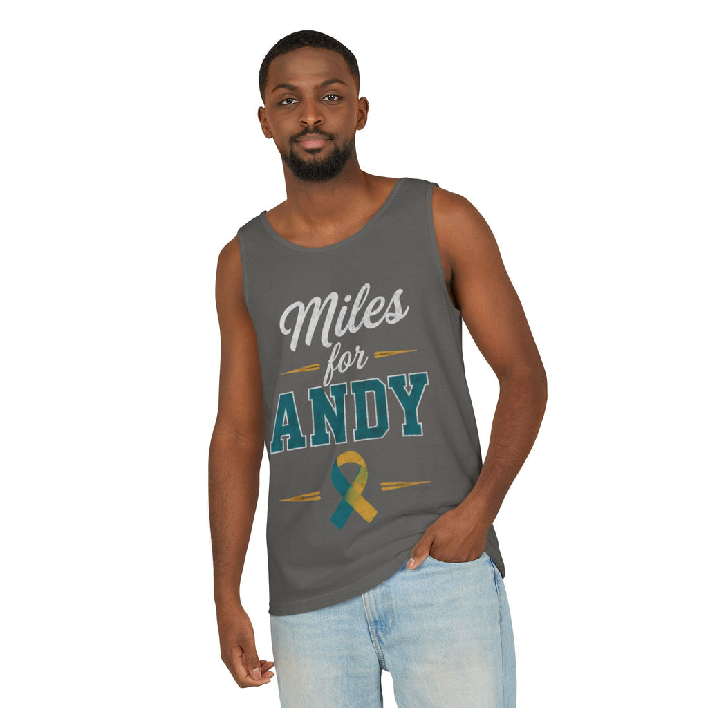 Miles for Andy Unisex Garment-Dyed Tank Top
