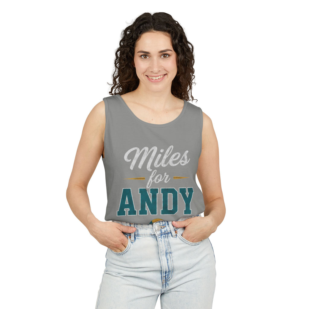 Miles for Andy Unisex Garment-Dyed Tank Top