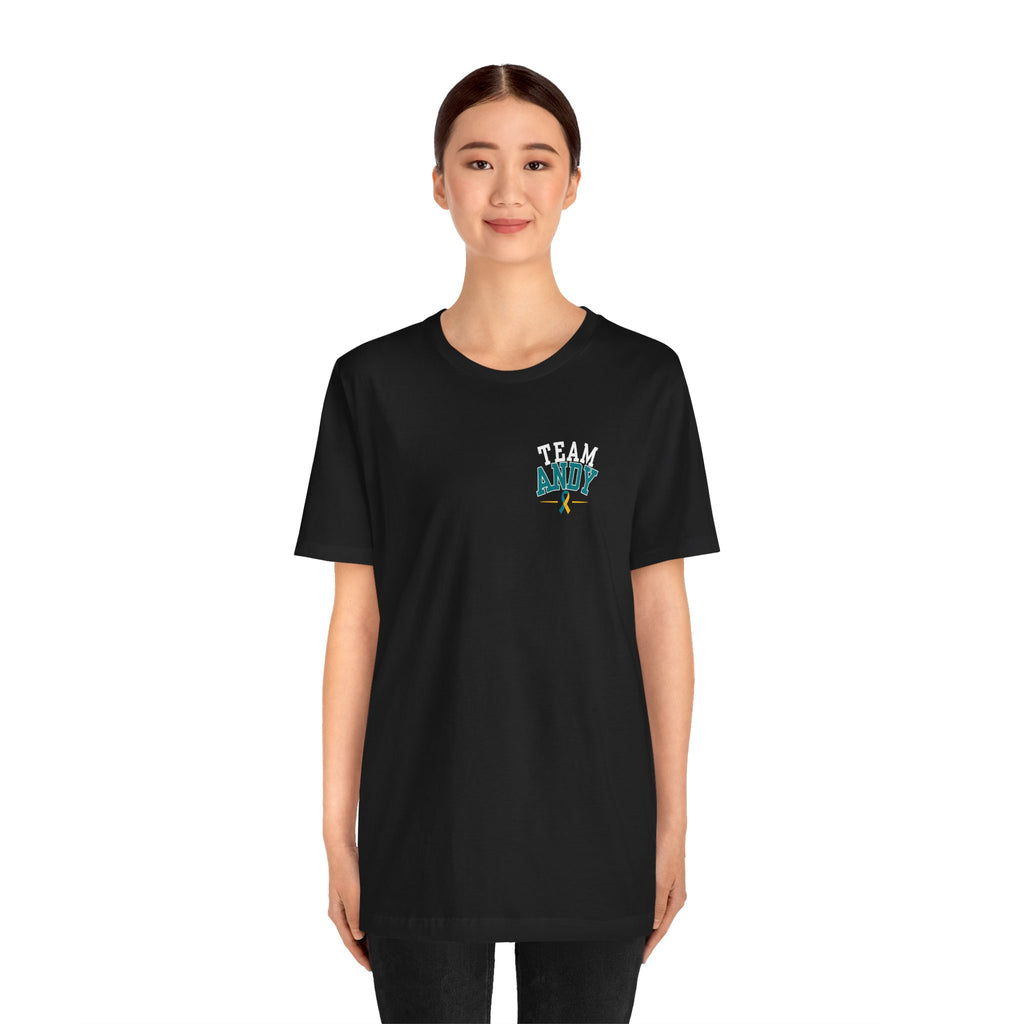 Every Mile Every Step Every Hope T-Shirt — Team Andy Fundraiser Tee