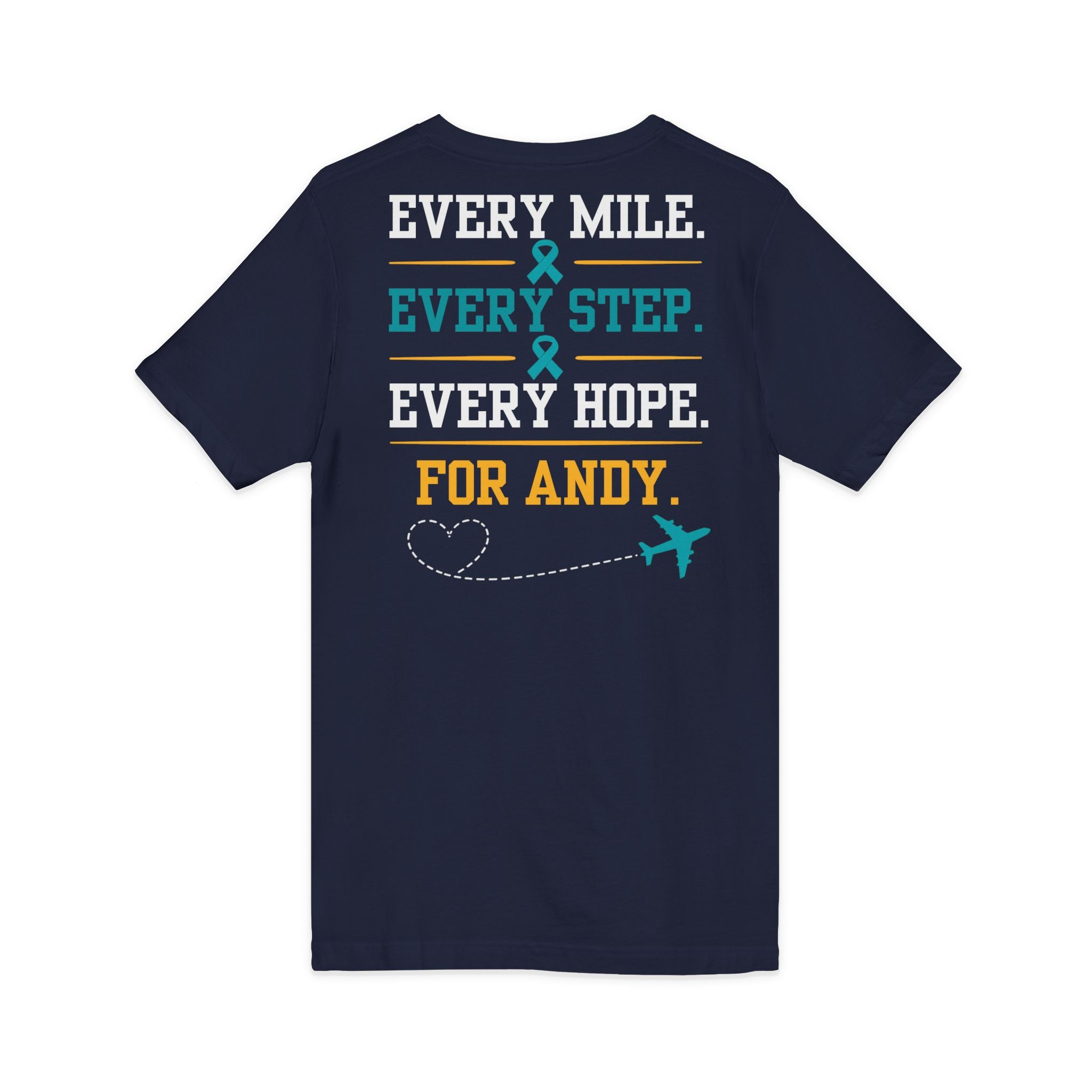 Unisex Jersey Short Sleeve V-Neck Tee
