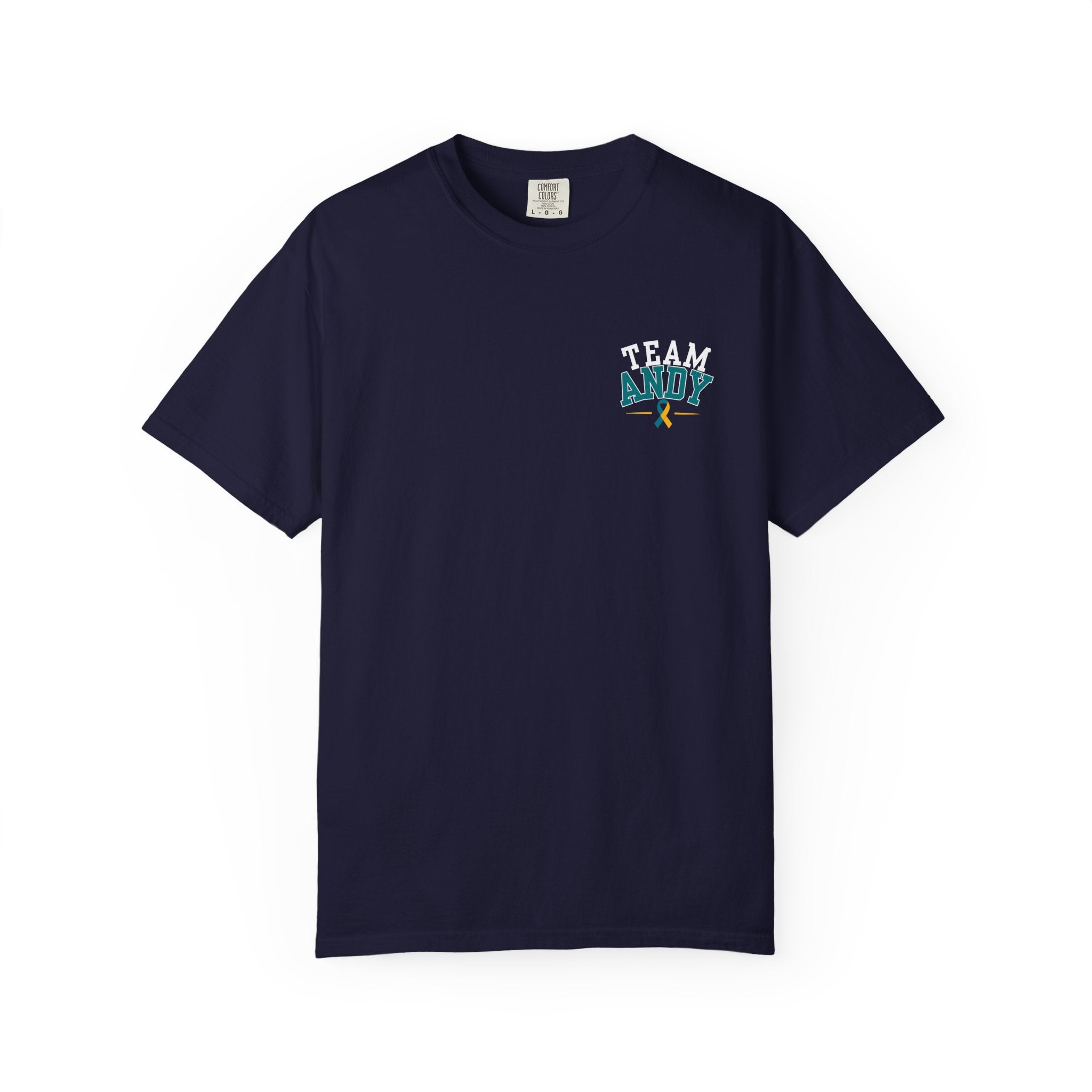 Team Andy Support T-Shirt — “Every Mile, Every Step, Every Hope” Fundraiser Tee