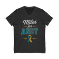 Unisex Jersey Short Sleeve V-Neck Tee
