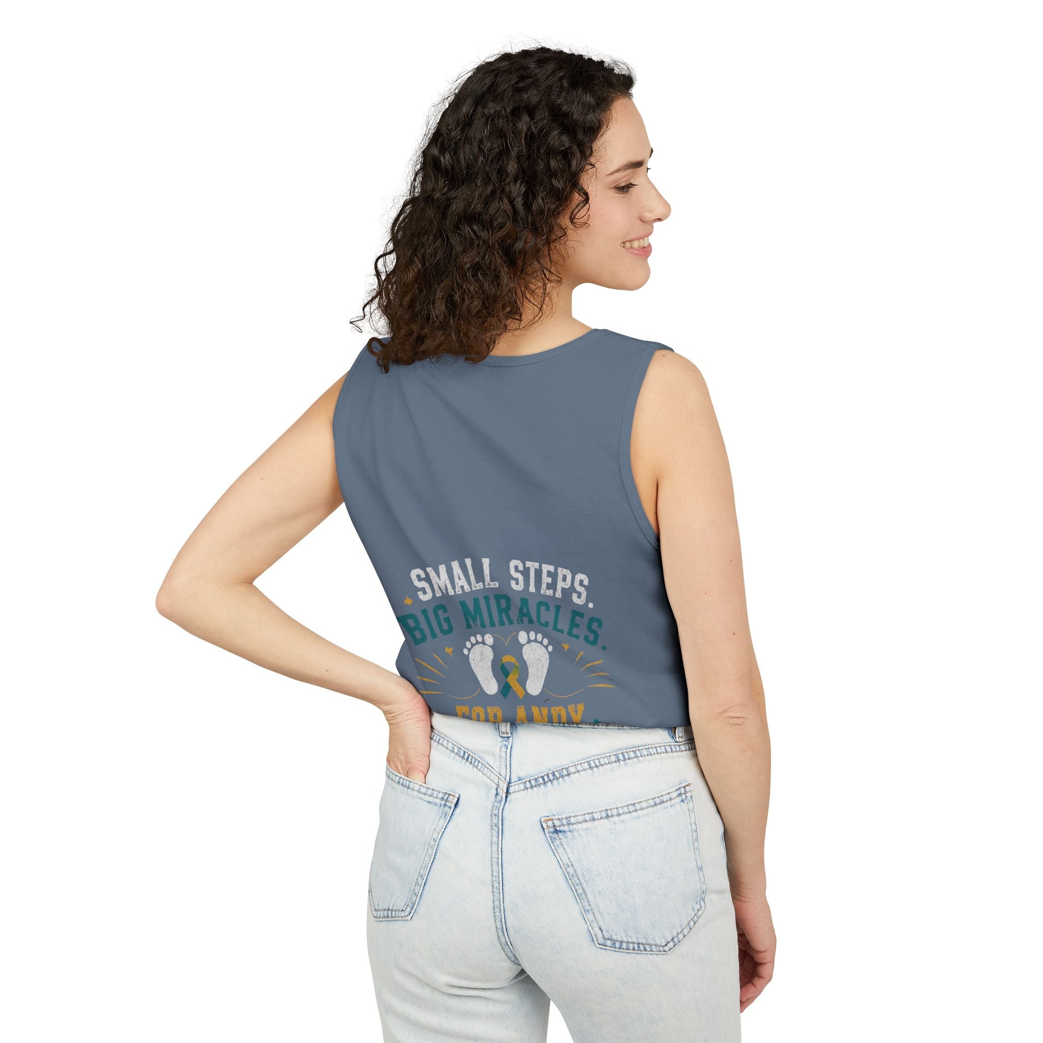 Miles for Andy Unisex Garment-Dyed Tank Top
