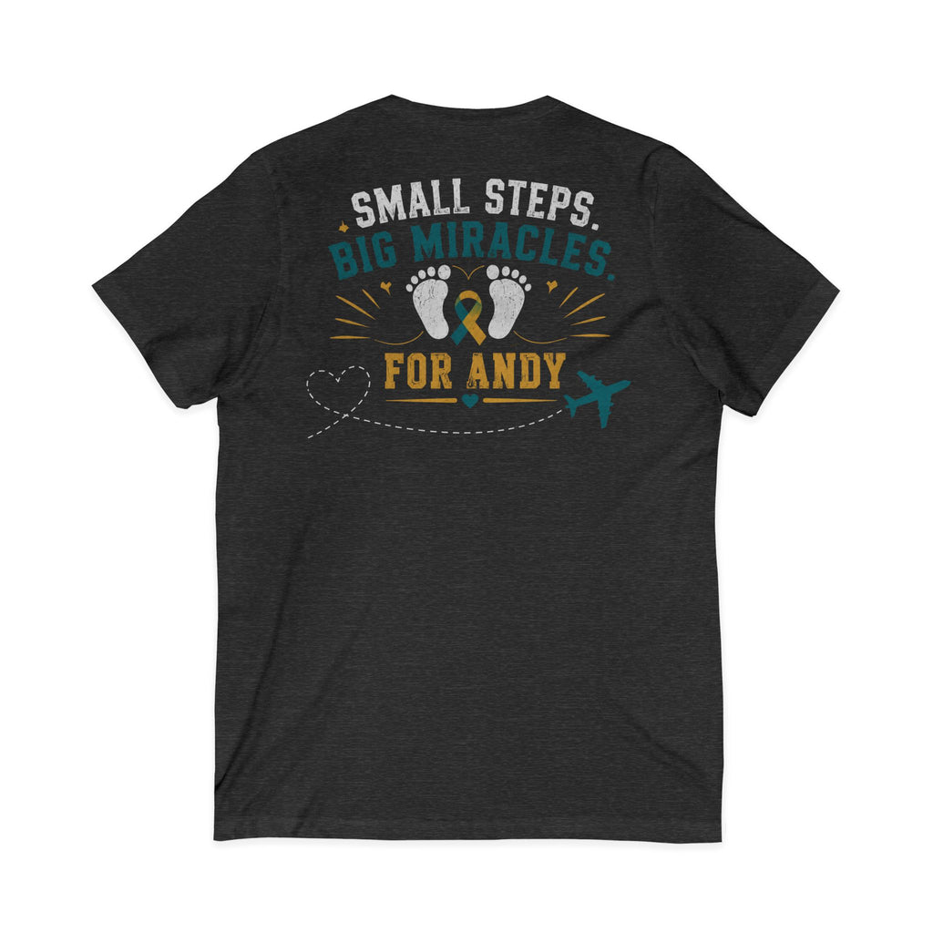 Unisex Jersey Short Sleeve V-Neck Tee