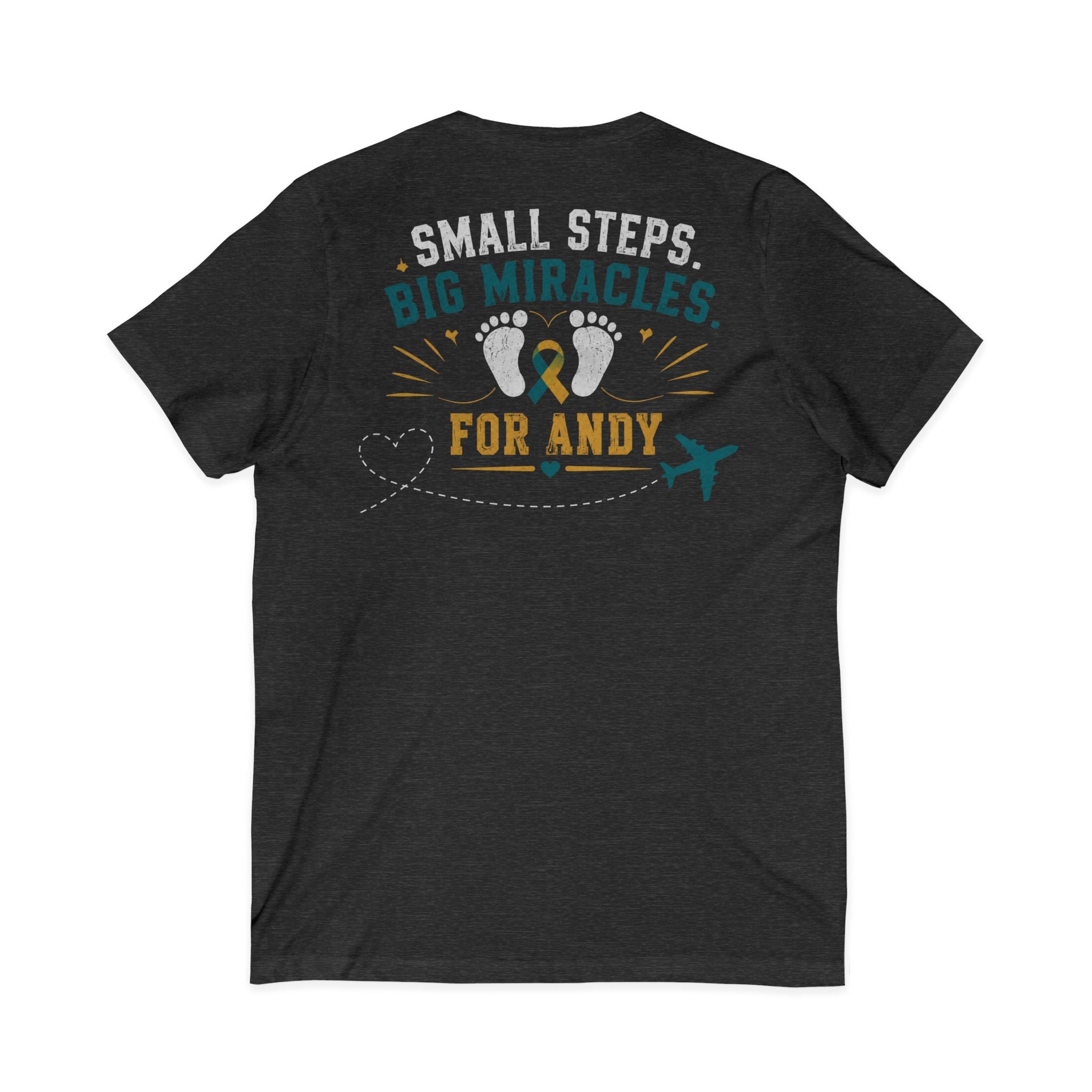 Unisex Jersey Short Sleeve V-Neck Tee