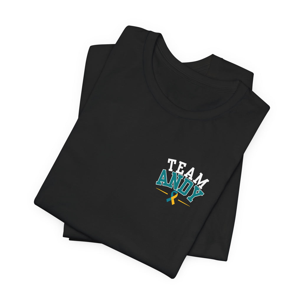Every Mile Every Step Every Hope T-Shirt — Team Andy Fundraiser Tee