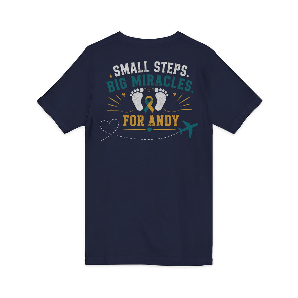 Unisex Jersey Short Sleeve V-Neck Tee