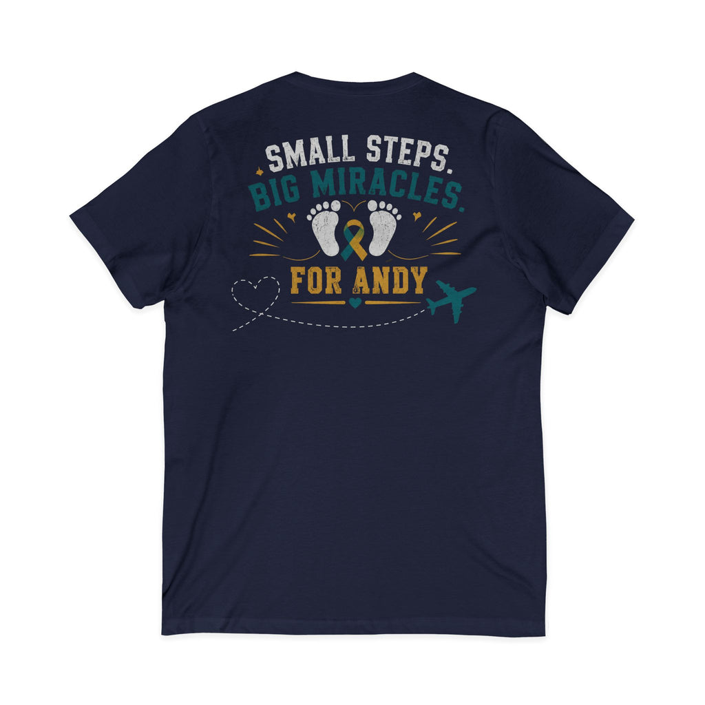 Unisex Jersey Short Sleeve V-Neck Tee