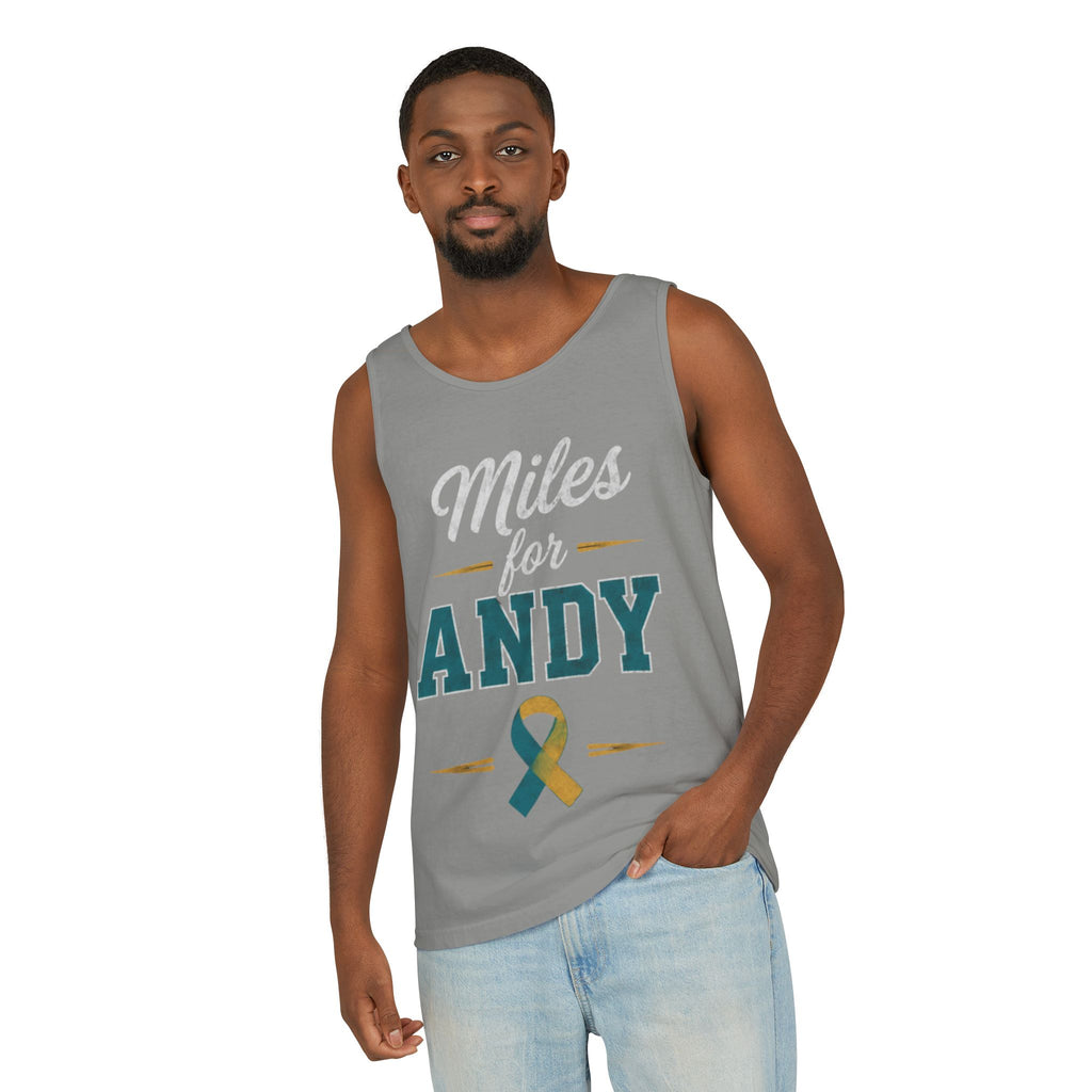 Miles for Andy Unisex Garment-Dyed Tank Top