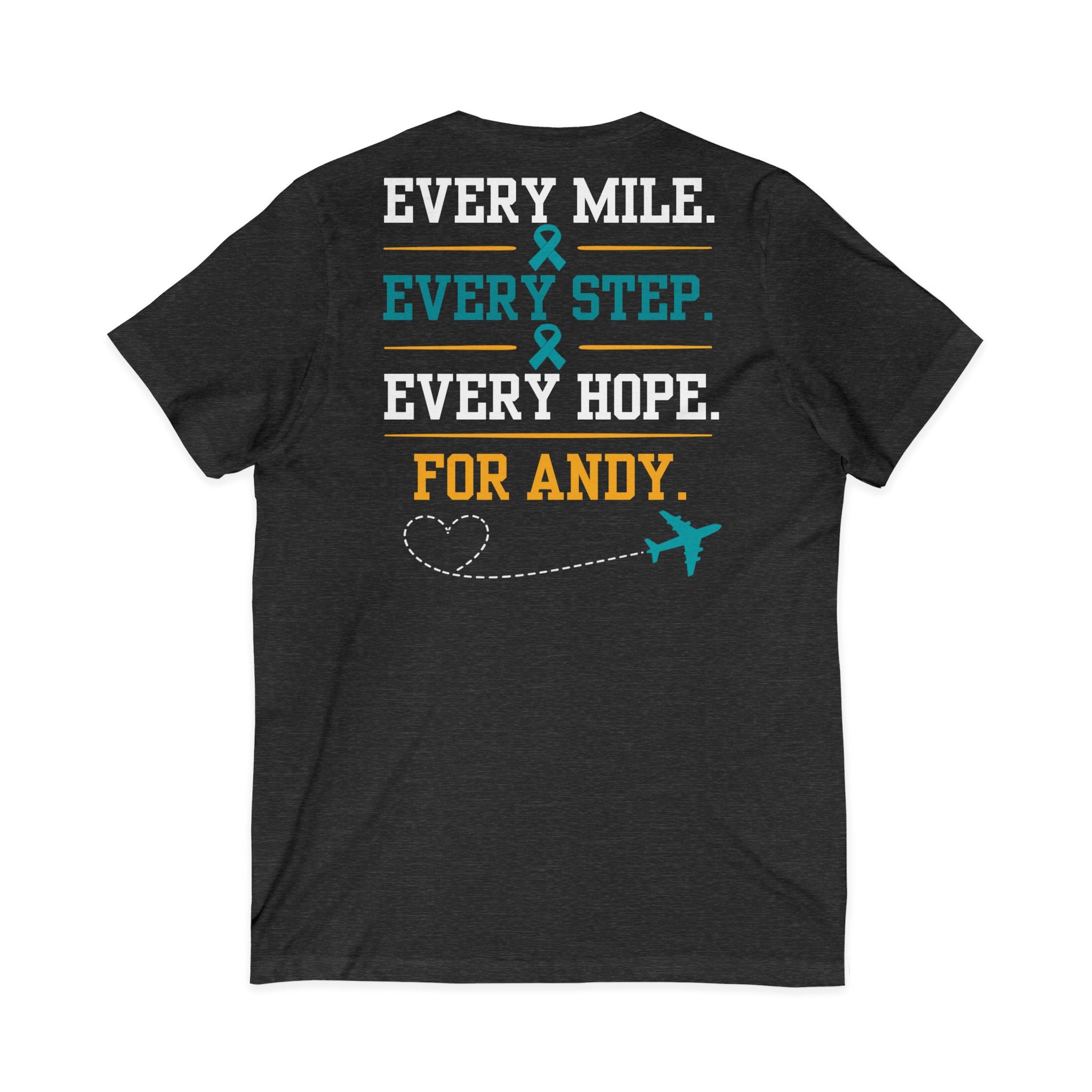 Unisex Jersey Short Sleeve V-Neck Tee