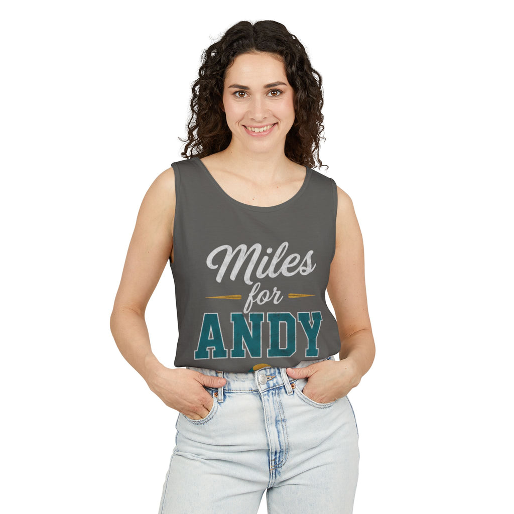 Miles for Andy Unisex Garment-Dyed Tank Top