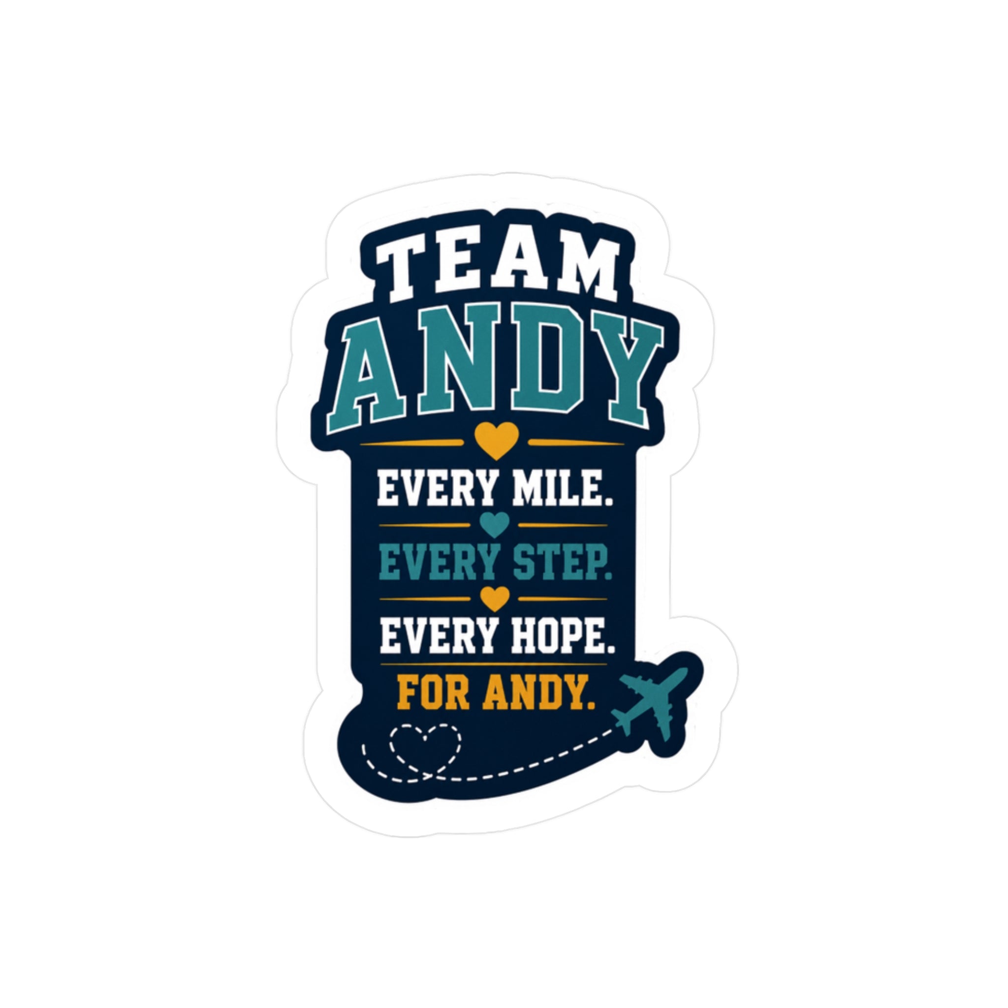 Team Andy Vinyl Decal