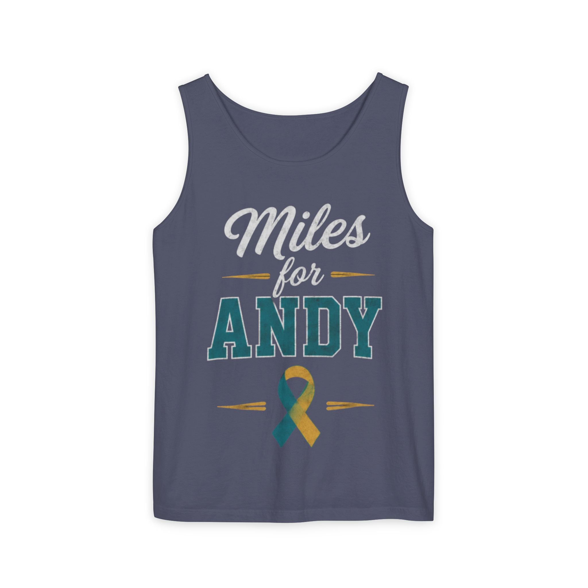 Miles for Andy Unisex Garment-Dyed Tank Top