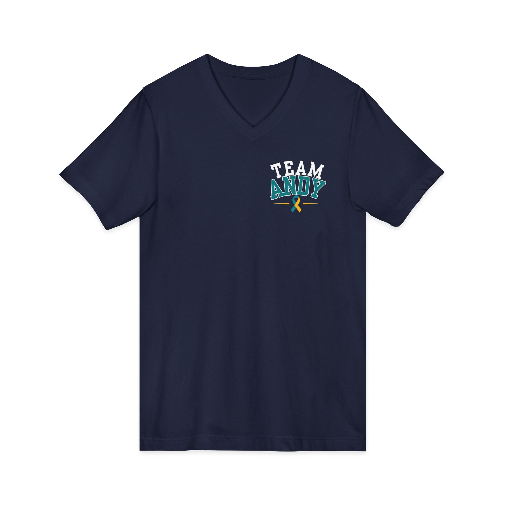 Unisex Jersey Short Sleeve V-Neck Tee