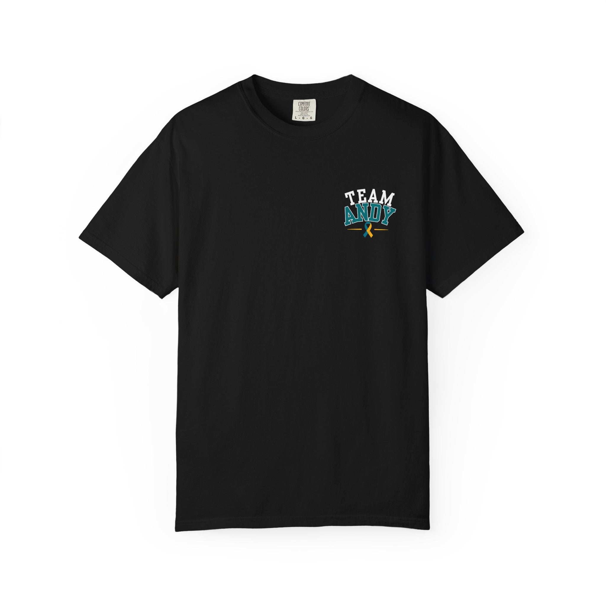Team Andy Support T-Shirt — “Every Mile, Every Step, Every Hope” Fundraiser Tee