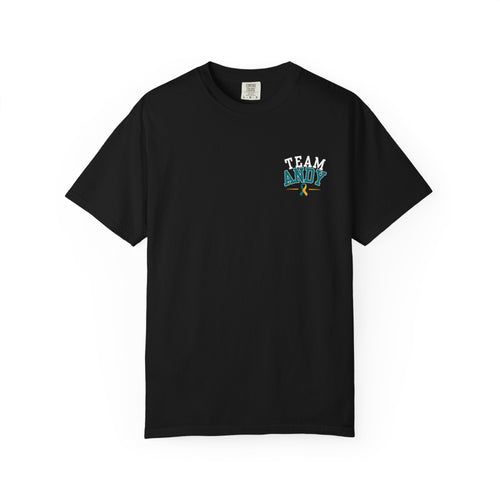Team Andy Support T-Shirt — “Every Mile, Every Step, Every Hope” Fundraiser Tee