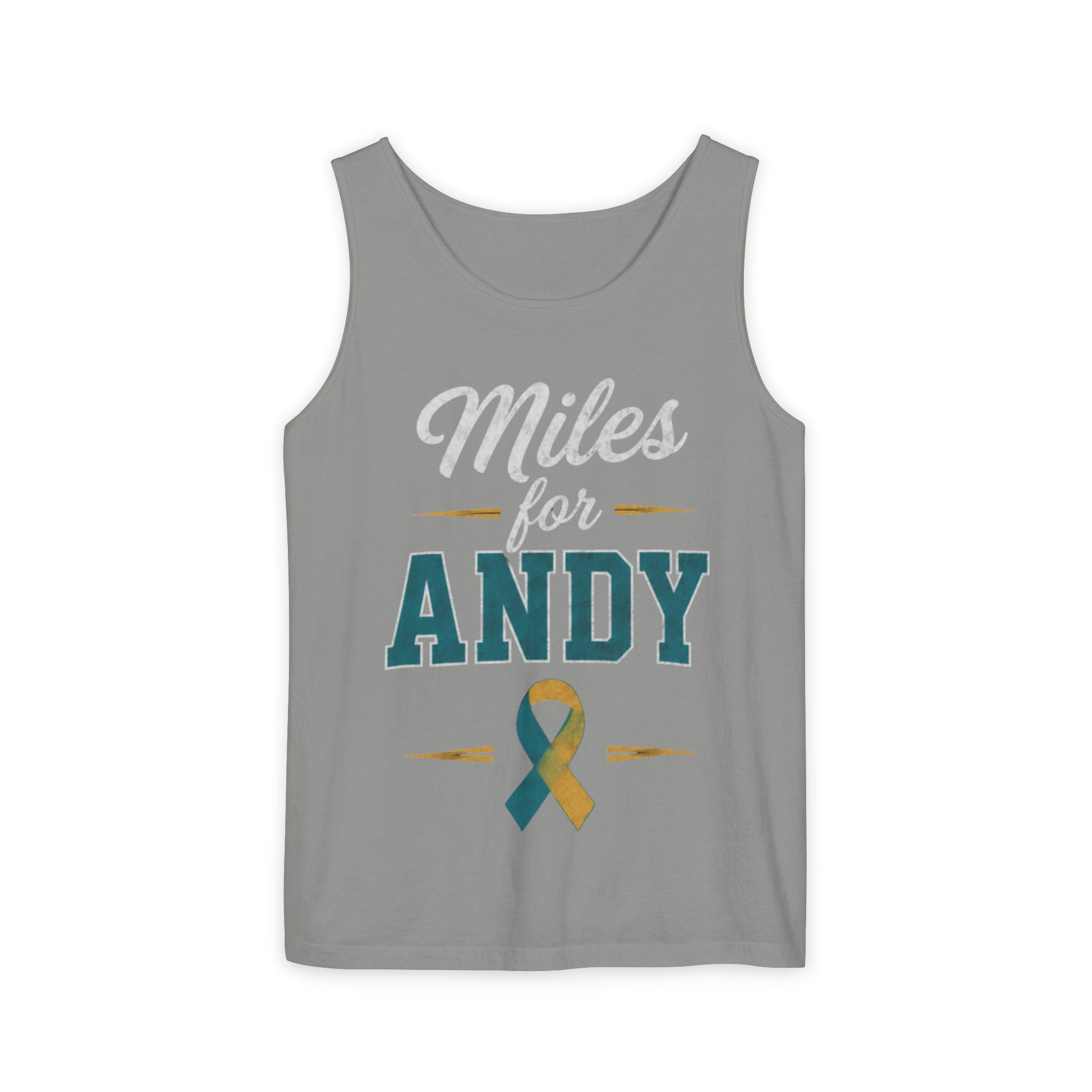 Miles for Andy Unisex Garment-Dyed Tank Top