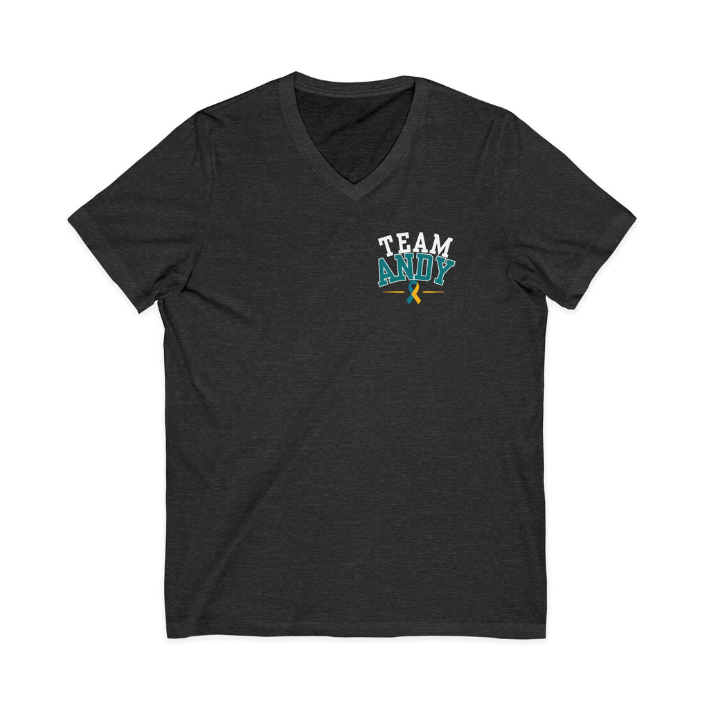 Unisex Jersey Short Sleeve V-Neck Tee