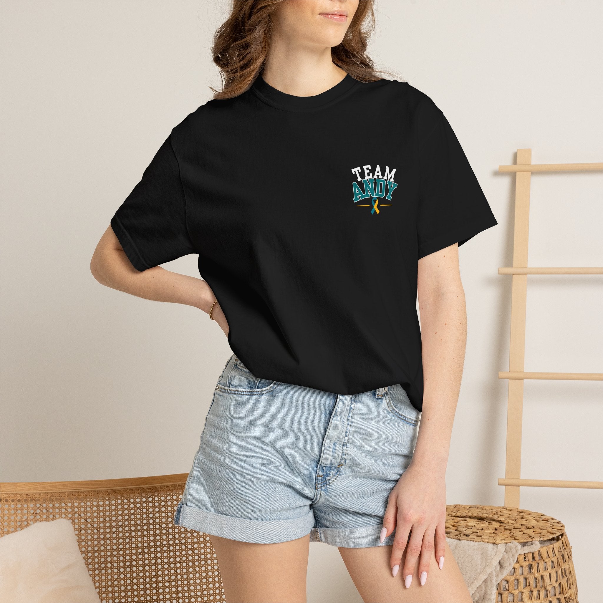 Team Andy Support T-Shirt — “Every Mile, Every Step, Every Hope” Fundraiser Tee